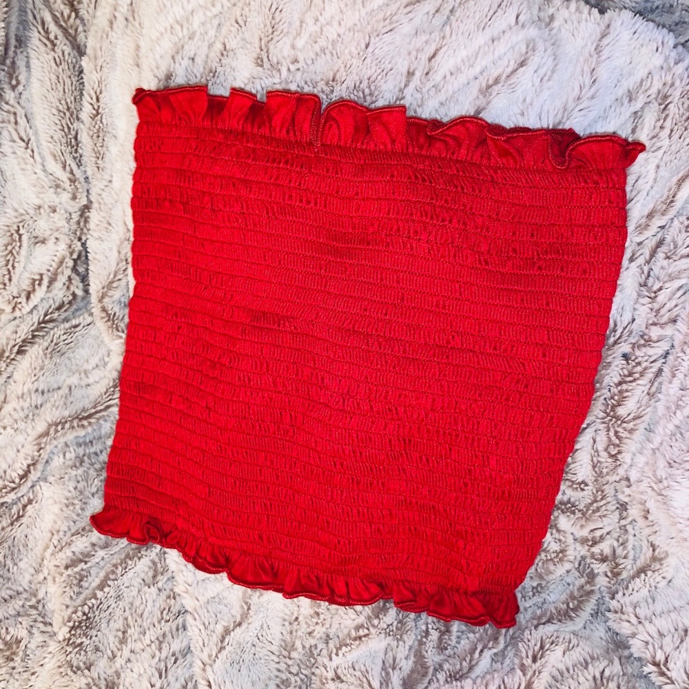 Ruffle Tube Top